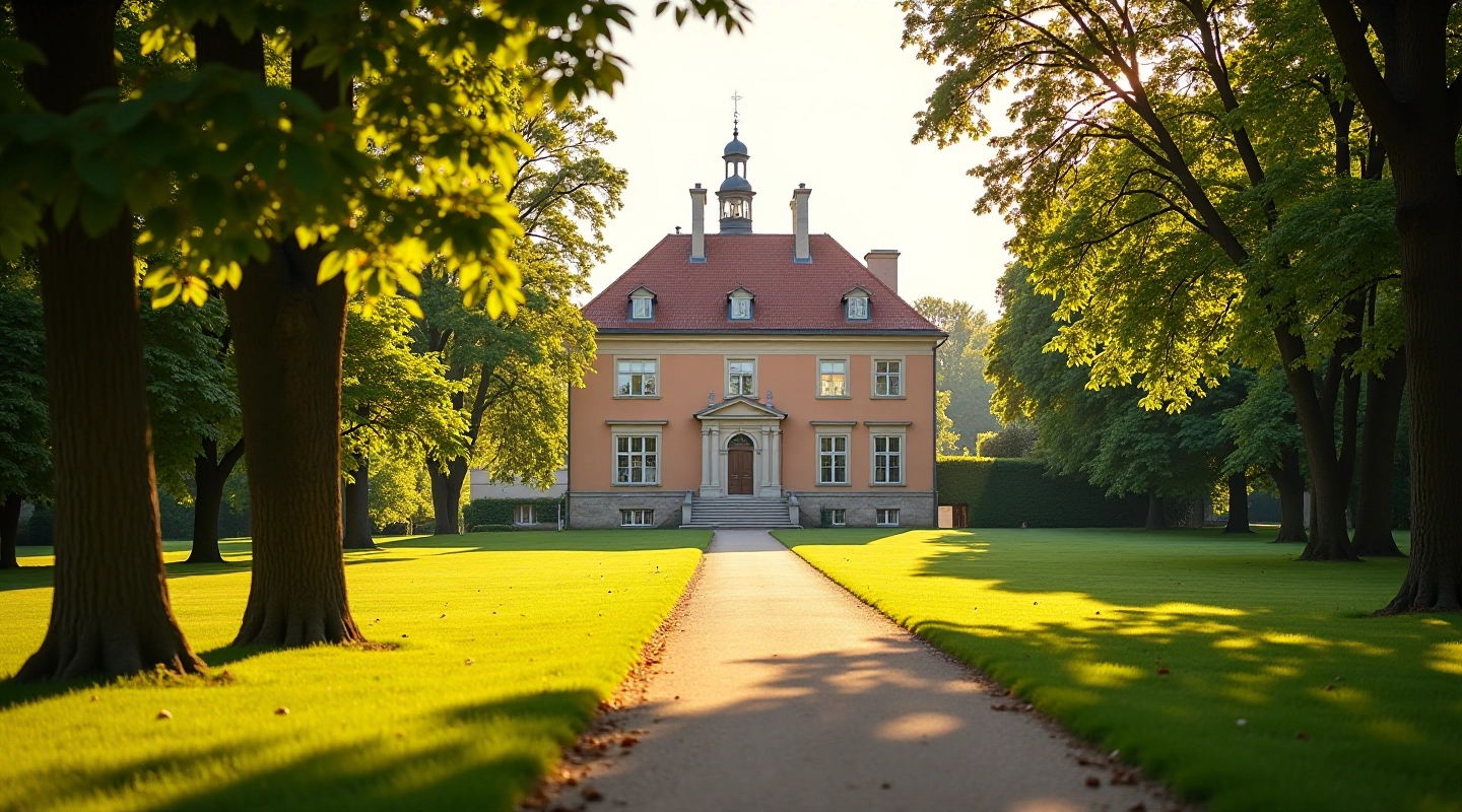 Vēsturiska Latvijas muiža ar heritāžas dārziem un parku takas